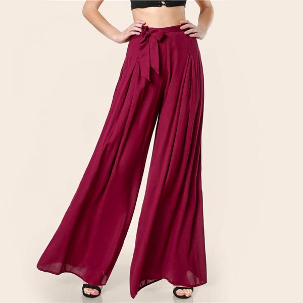 pleated palazzo pants flipkart