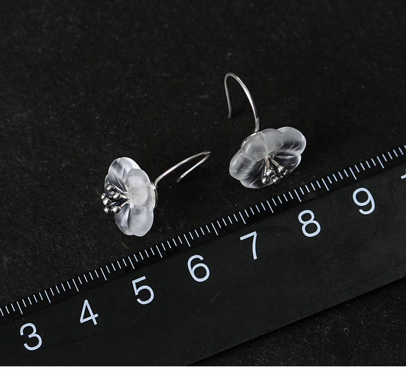 Rain Flower Sterling Silver Earrings