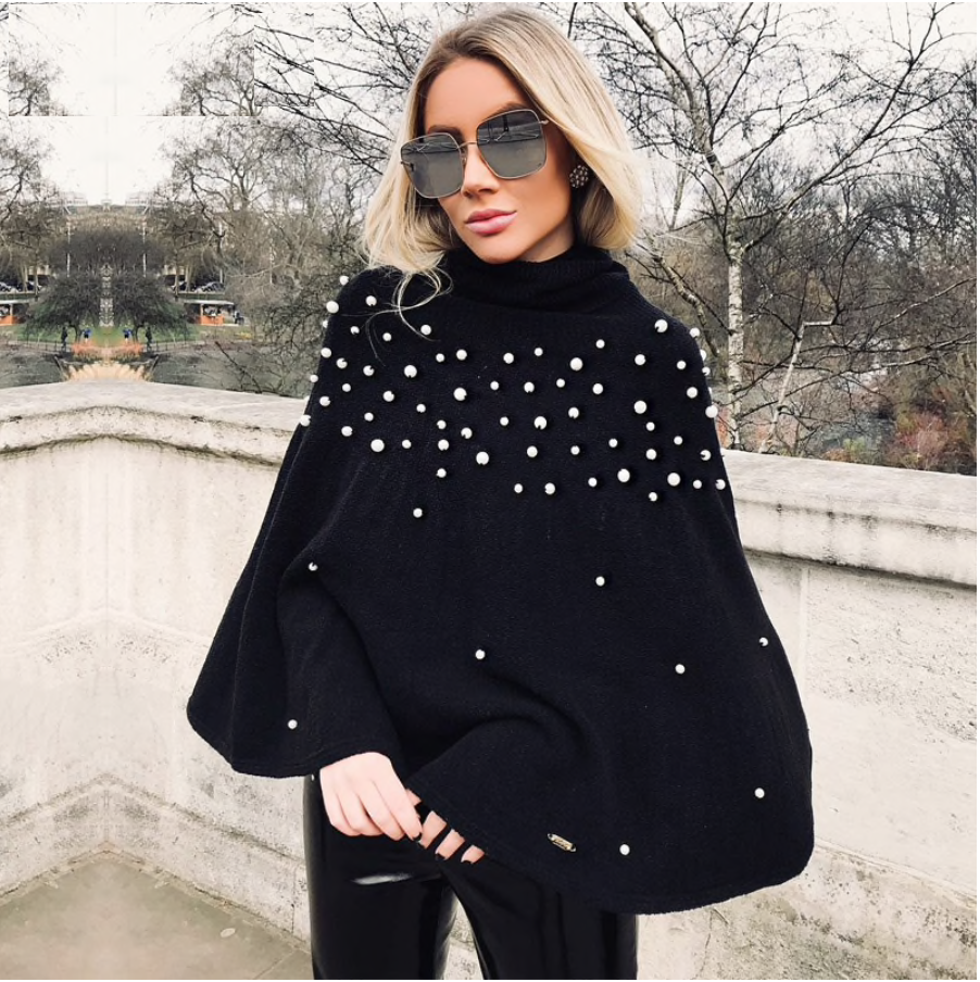 beaded sweater