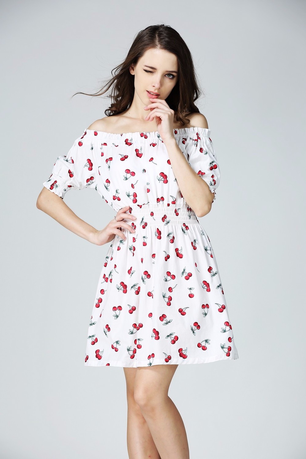 Cherry Print Dress Style Limits