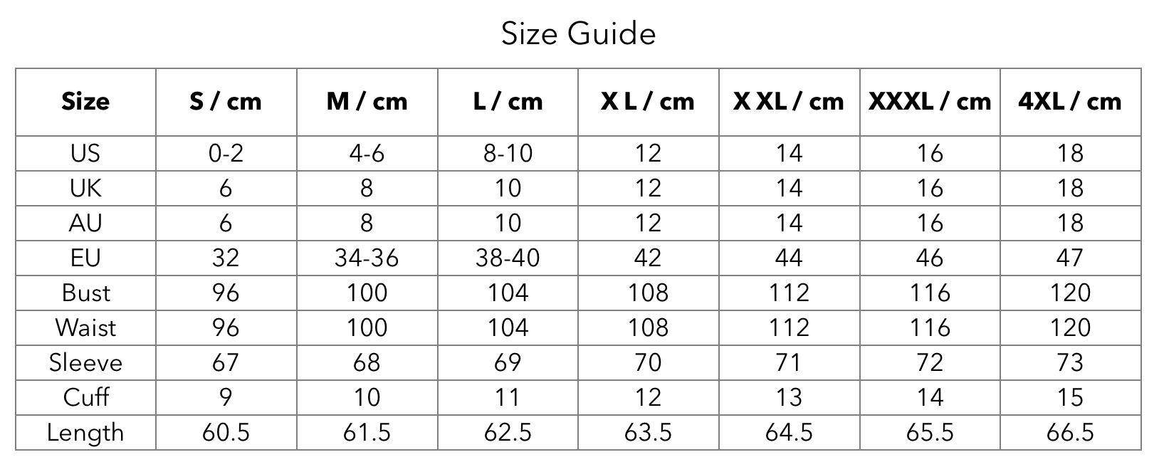 Tm Lewin Size Chart