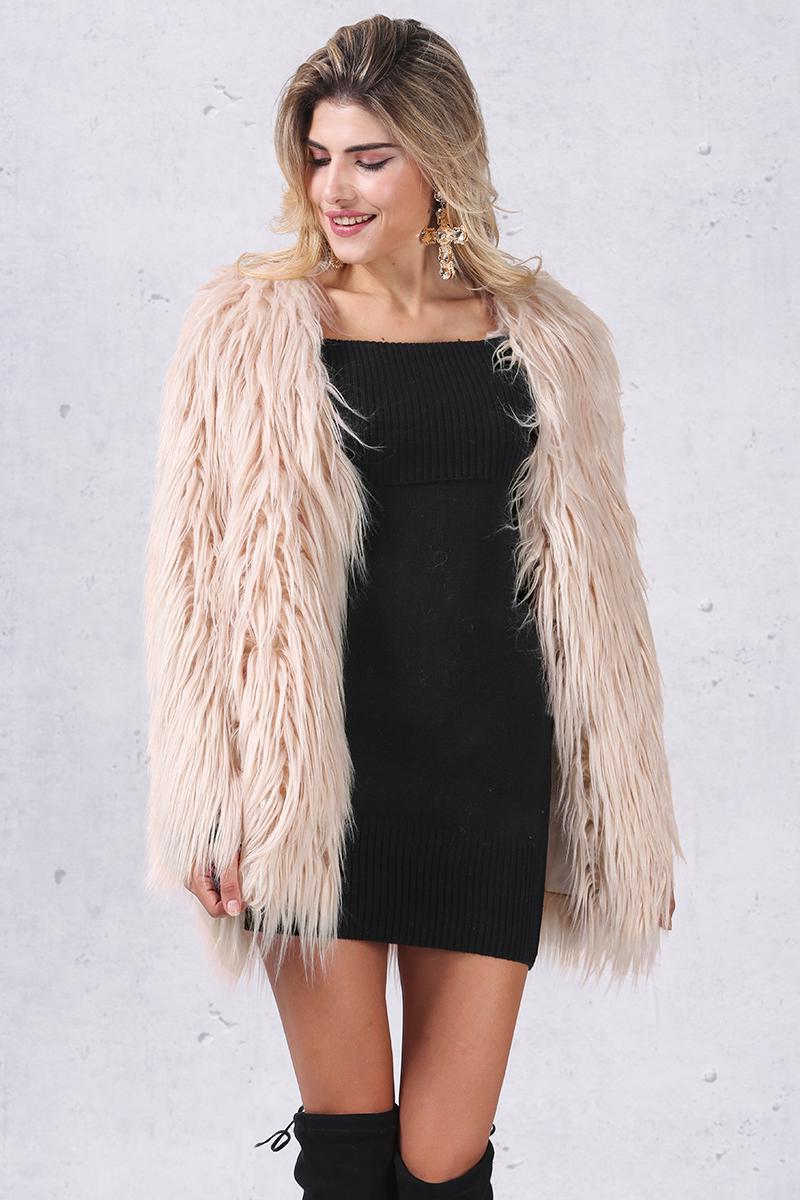 Faux Fur Light Weight Coat | Style Limits
