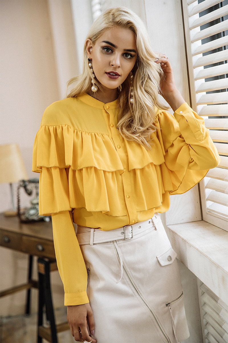 Sunshine Ruffle Blouse | Style Limits