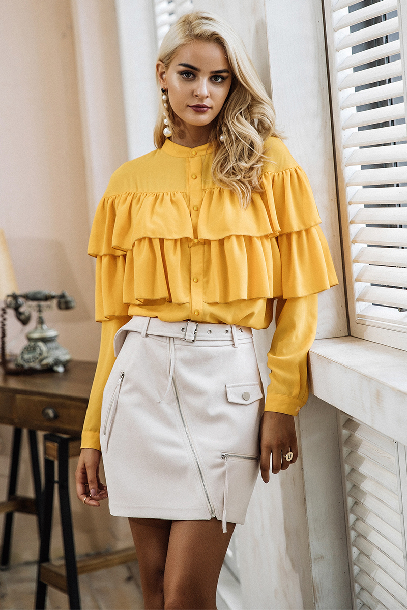 Sunshine Ruffle Blouse | Style Limits