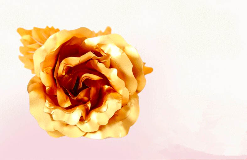 Gold Foil Plated Rose