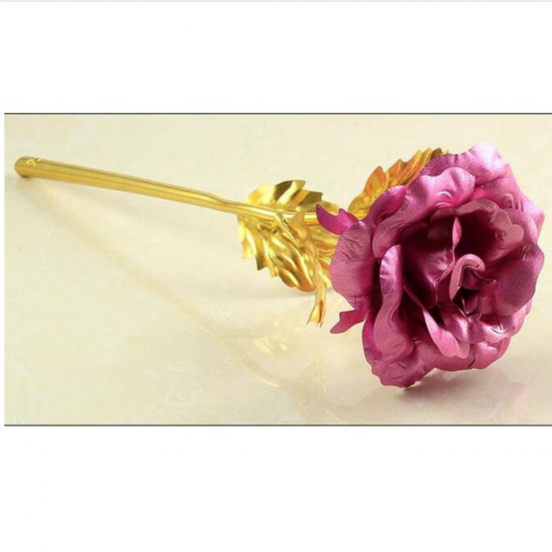 Gold Foil Plated Rose