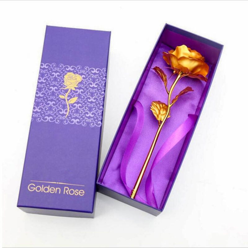 Gold Foil Plated Rose