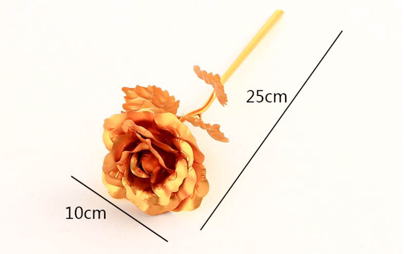 Gold Foil Plated Rose