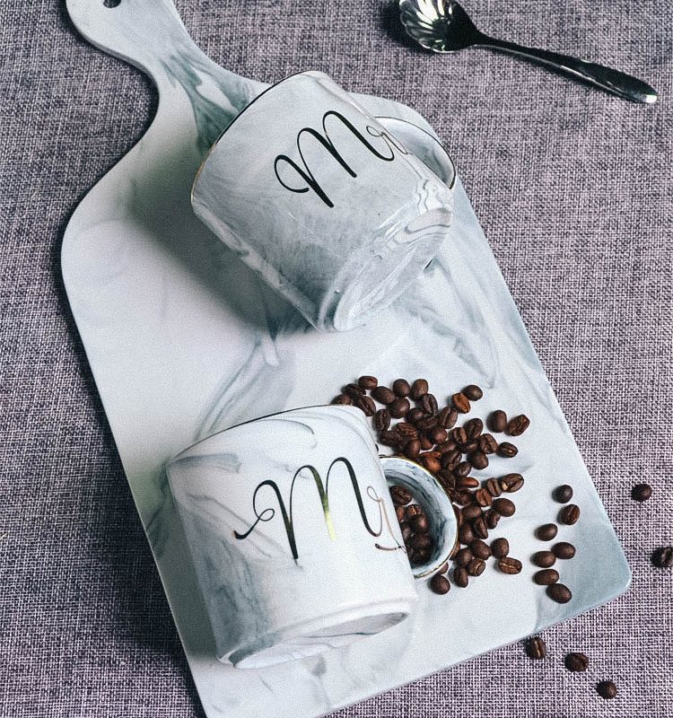 Mr and Mrs Monogram Mug