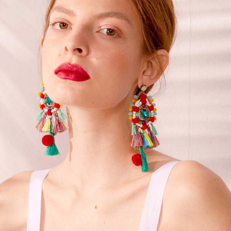 Ava Fringe Tassel Earrings