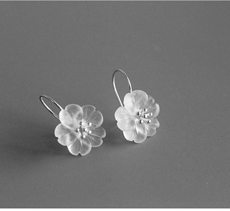 Rain Flower Sterling Silver Earrings