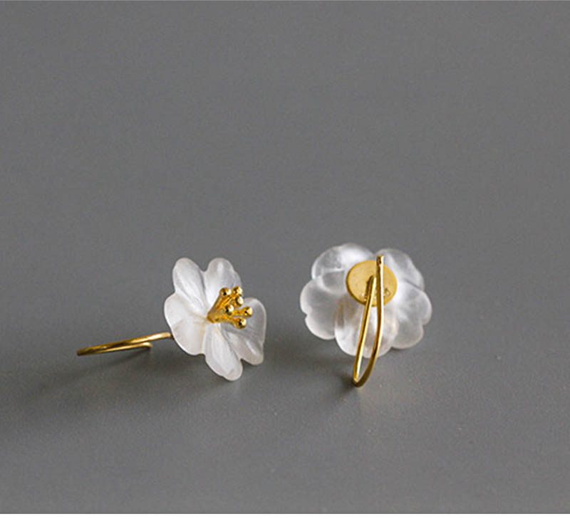 Rain Flower Sterling Silver Earrings