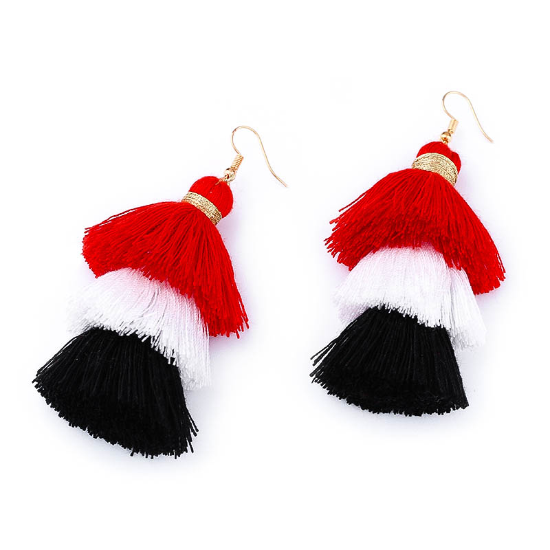 Lina Tassel Drop Earrings