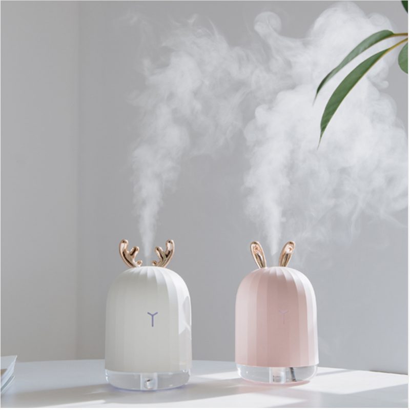 Ultrasonic Air Humidifier Aroma Essential Oil Diffuser for Home Car USB Fogger Mist Maker with LED Night Lamp