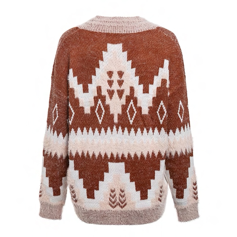 Geometric Casual Sweater | Style Limits