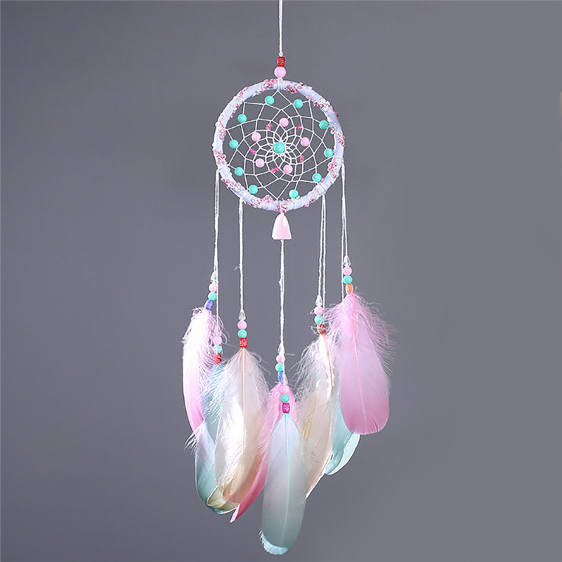 Rainbow Feather Dreamcatcher