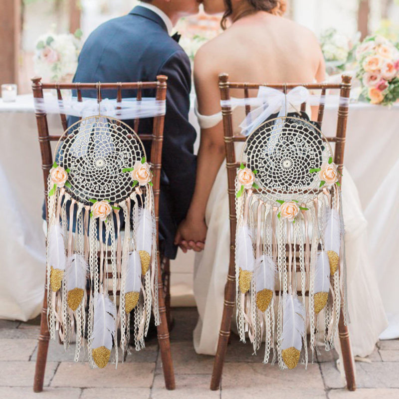 Boho Crochet Lace Dreamcatcher