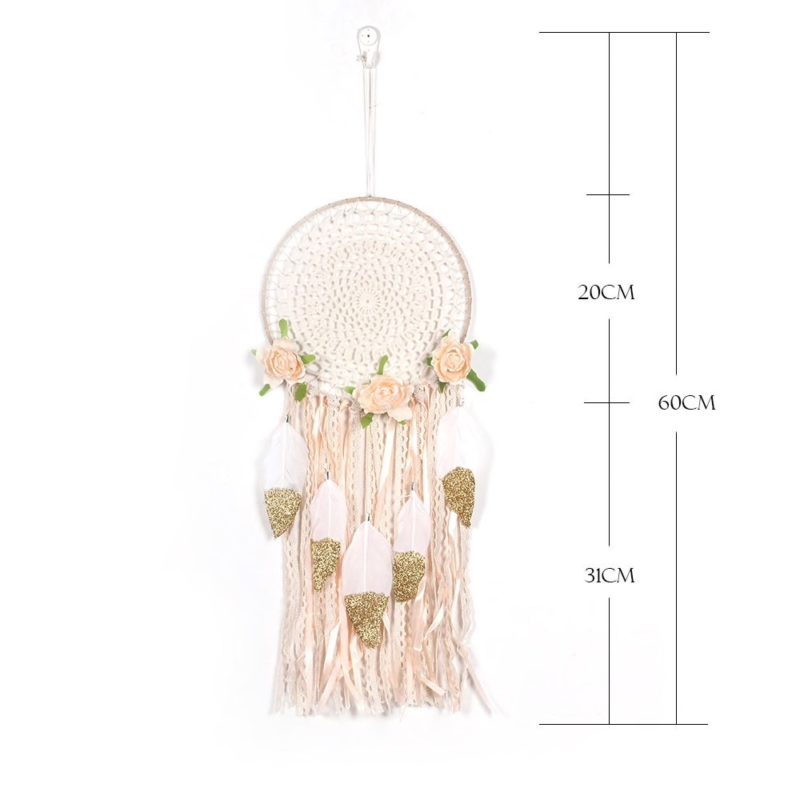 Boho Crochet Lace Dreamcatcher