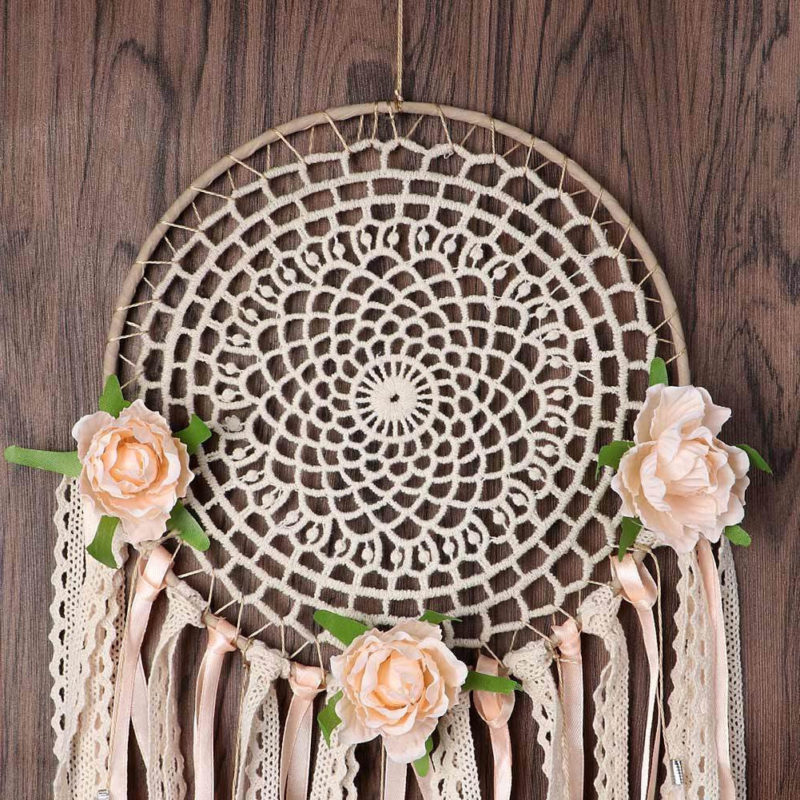 Boho Crochet Lace Dreamcatcher