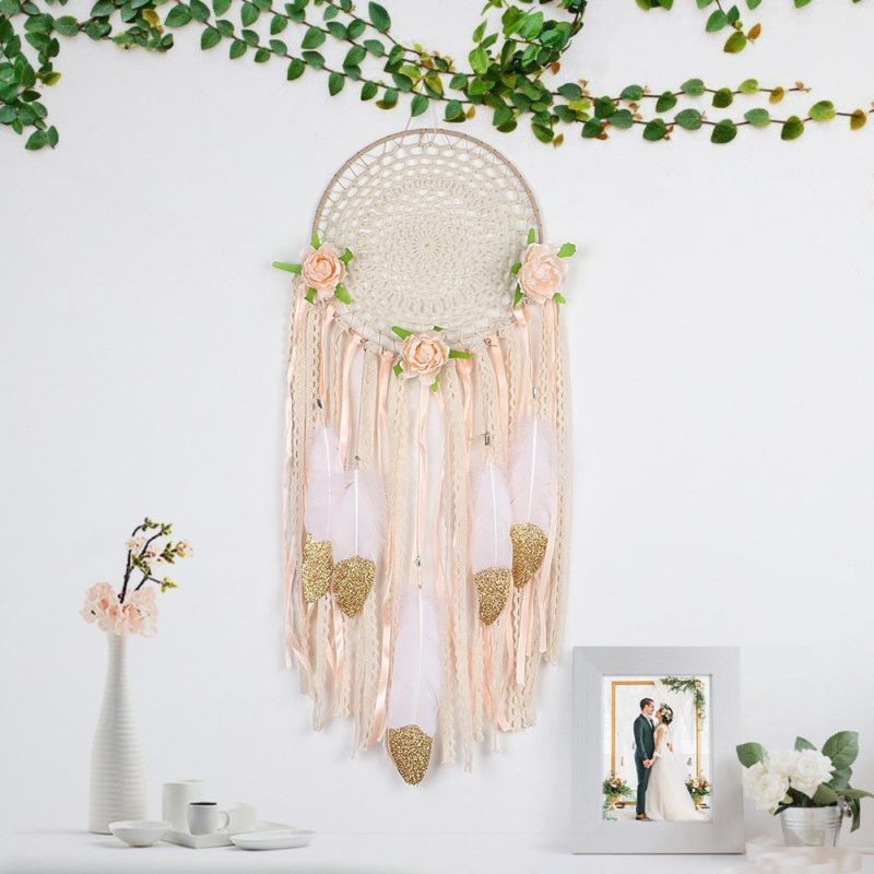 Boho Crochet Lace Dreamcatcher