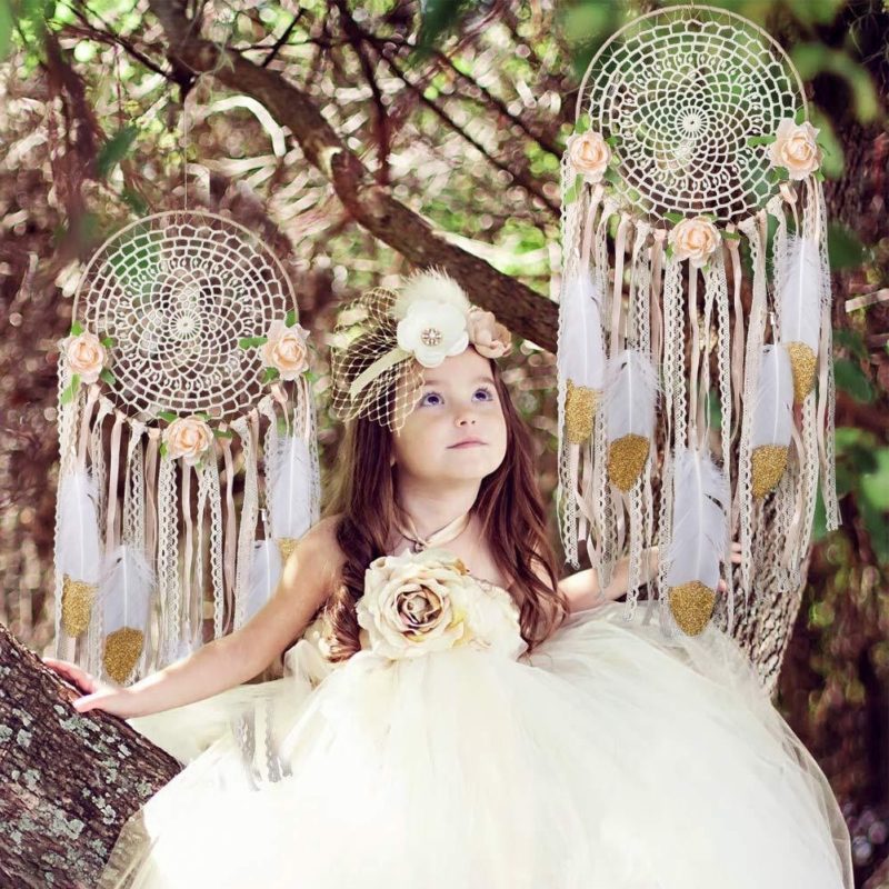 Boho Crochet Lace Dreamcatcher