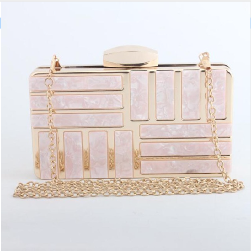 Acrylic Solid Clutch Bag