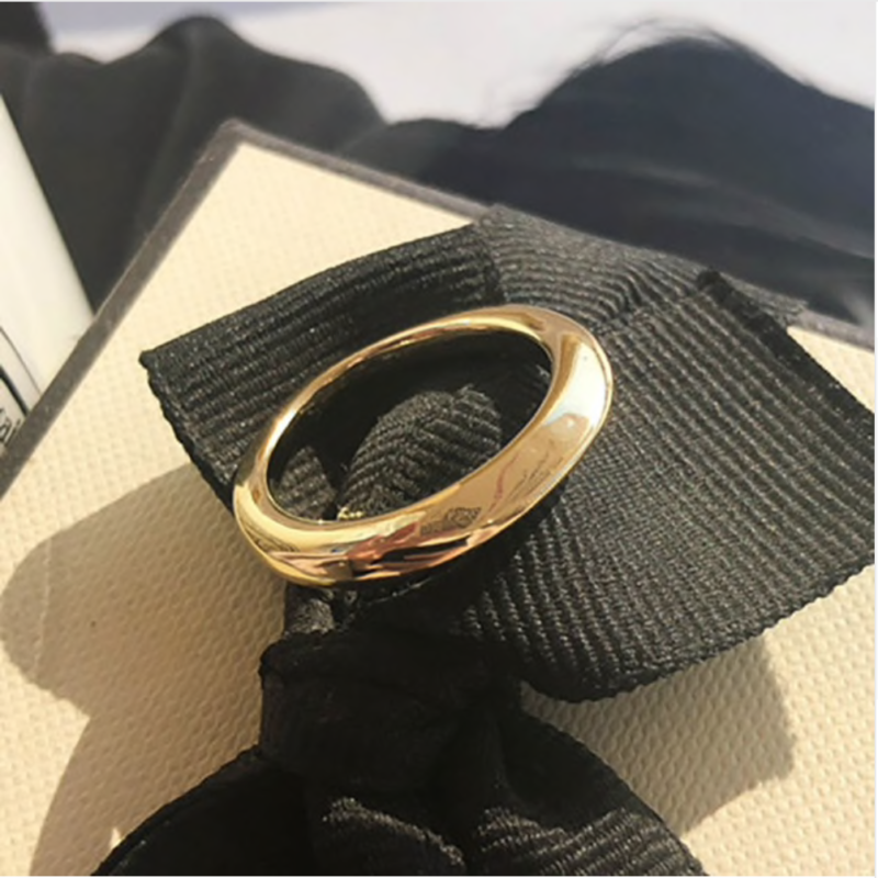 Geometric Gold Ring