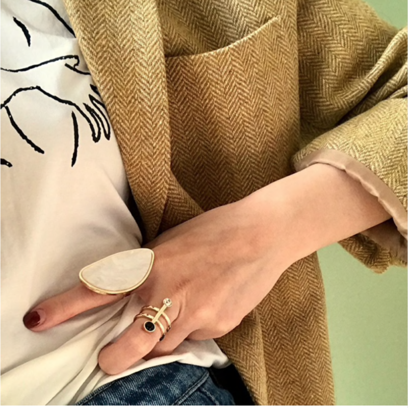 Irregular Geometric Statement Ring