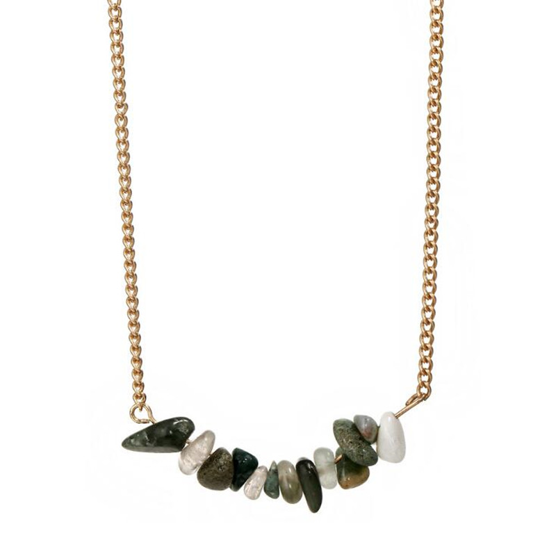 Multi Stone Choker Necklace