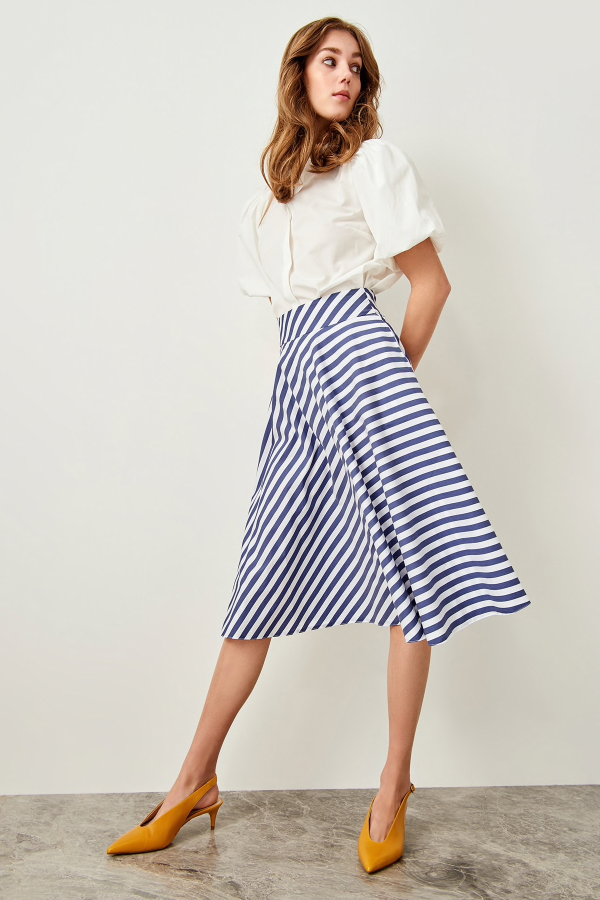 White Striped Skirt | Style Limits