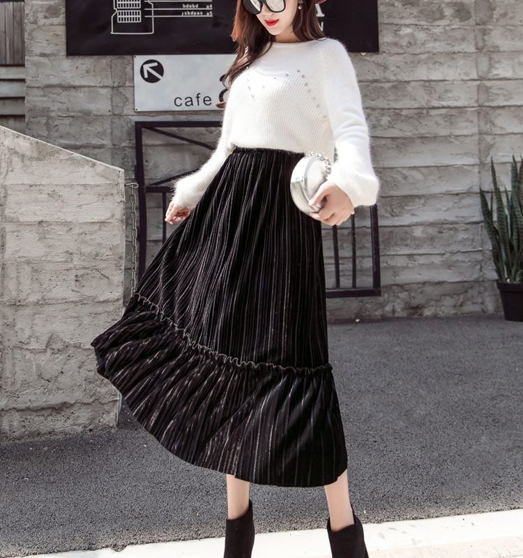 Corduroy Pleated Skirt - Style Limits