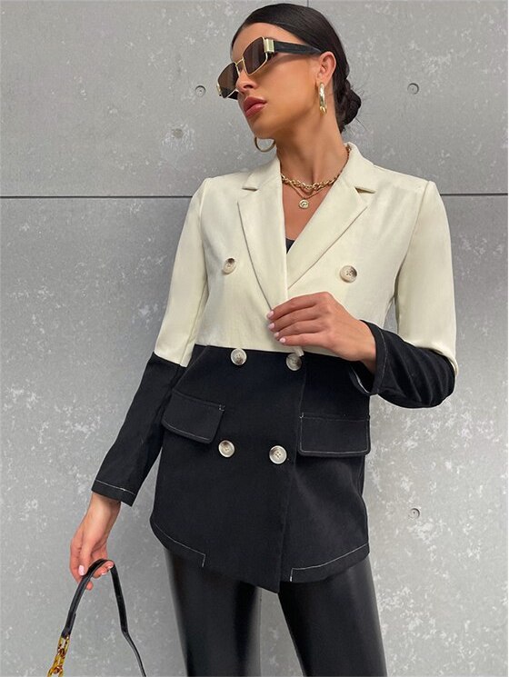 Nia Monochrome Blazer - Style Limits